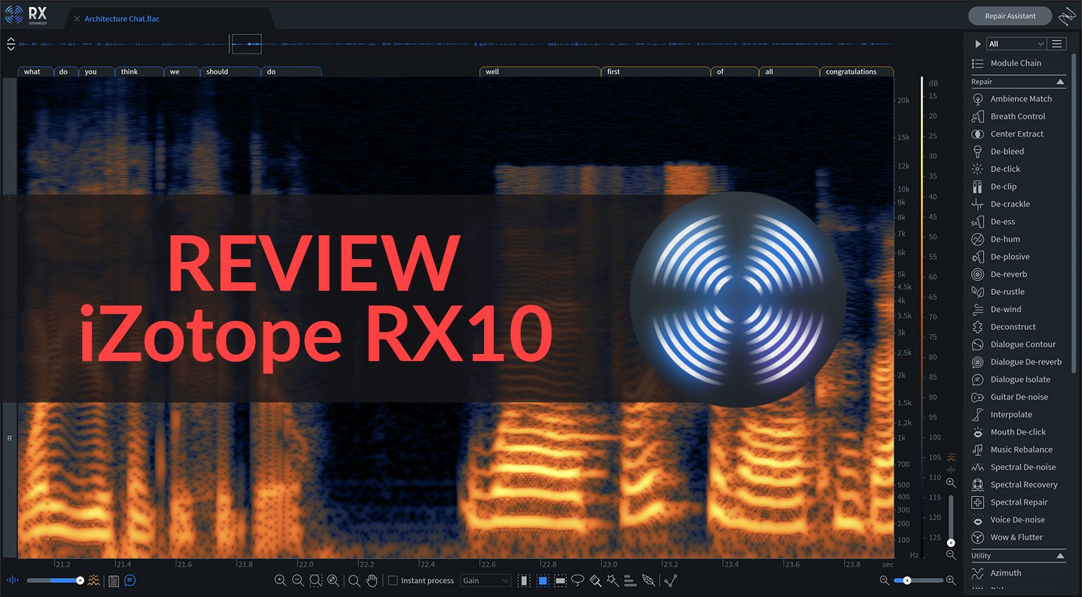 iZotope RX 10 Audio Editor Advanced 10.4.2 free